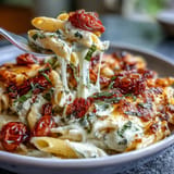 Baked Feta Pasta with Basil