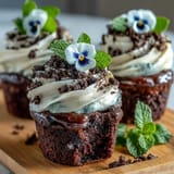 Mother's Day Flower Pot Brownies