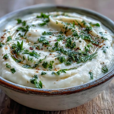 Creamy White Bean and Parmesan Soup steaming in a bowl, garnished with fresh parsley and extra grated cheese.