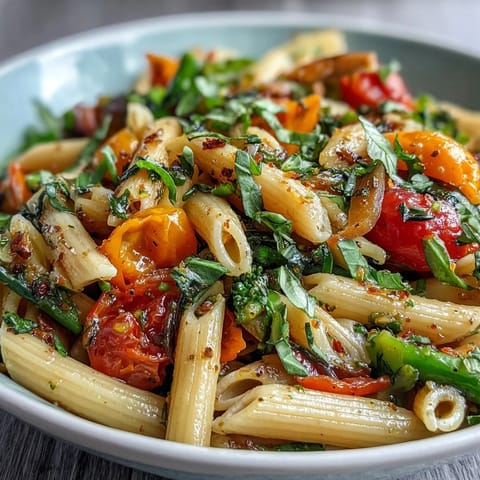 Vegan One-Pot Pasta Primavera