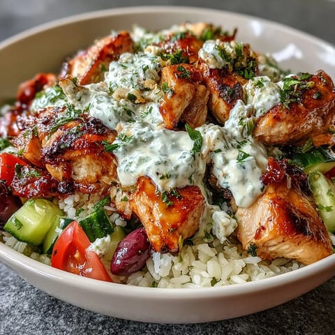 Light Greek Chicken Souvlaki