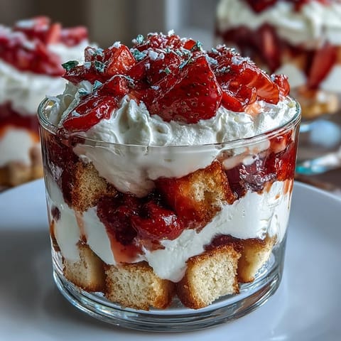 Galentines Strawberry Shortcake Treat