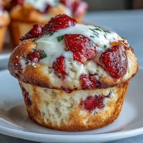 Strawberry Greek Yogurt Muffins