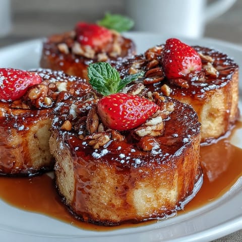 Mothers Day Strawberry French Toast