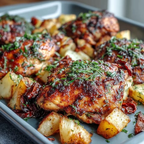 Easy Sheet Pan Chicken Veggies