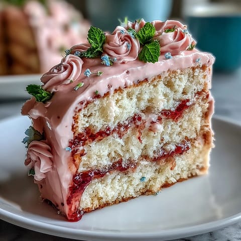 Spring Birthday Cake with Pastel Floral Buttercream, featuring soft pink, yellow, and lavender buttercream flowers atop a vanilla layer cake for a festive celebration.