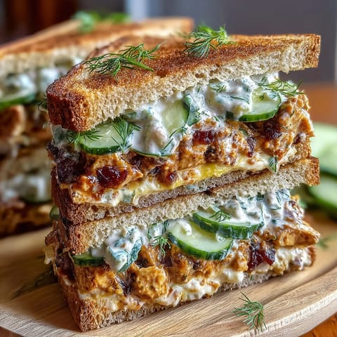 Elegant finger sandwiches with tangy lemon butter, fresh cucumber, and herbs, perfect for a Mothers Day tea party.