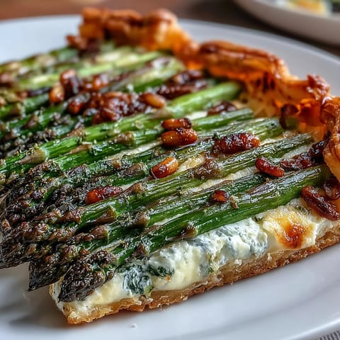 Spring Asparagus Puff Tart