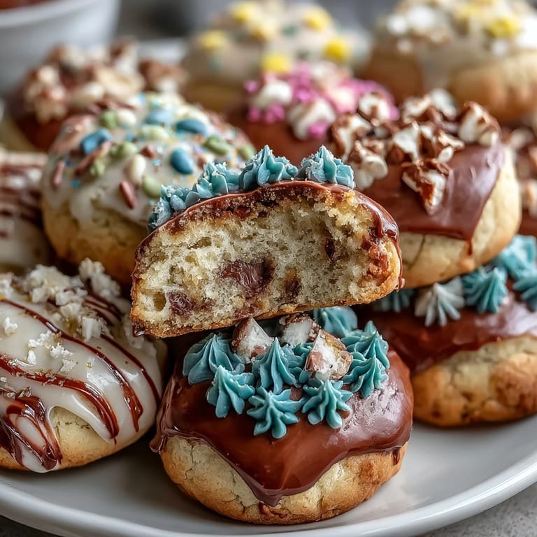 Festive Easter sugar cookies with pastel icing, showcasing charming bunny and egg shapes adorned with vibrant royal icing for a cheerful holiday dessert.