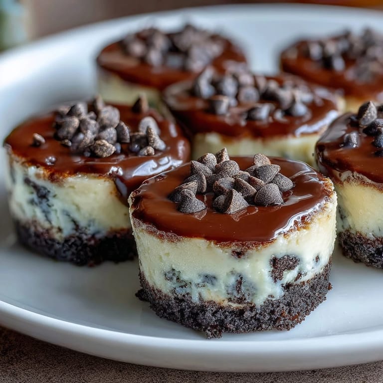 Taste these mini cheesecake bites with Oreo crust, baked until golden brown.