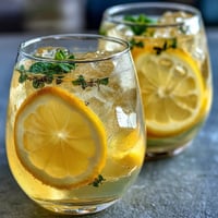 Bright and refreshing Limoncello Spritz Mocktail with sparkling water, lemon slices, and fresh mint in elegant wine glasses.